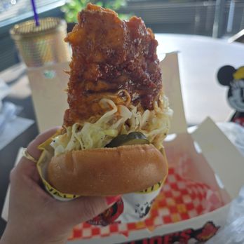 Hangry Joe's Hot Chicken - Chicken Sando with Angry Hot spice level - Chicken Wings Near Me - Kirkland, Washington Hangry Joe's Hot Chicken - Chicken Sando with Angry Hot spice level - Chicken Wings Near Me - Kirkland, Washington