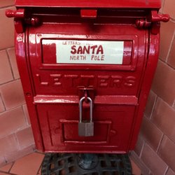 US Post Office - How cute that they have a special box just for letters for Santa!