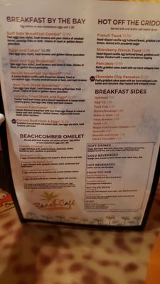 Menu photo 6 Beach Cafe Laughlin, NV