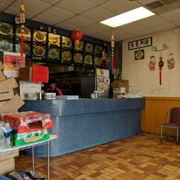 the front desk of a chinese restaurant the front desk of a chinese restaurant