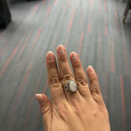 Eagleville Nails & Spa - The base color is supposed to be bubble bath which we all know is a sheer, but this is a really opaque light pink - Nail Salons Near Me - Ardmore, Pennsylvania