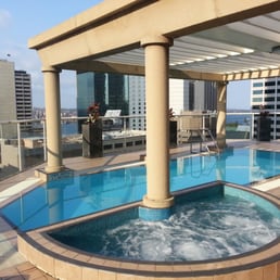 Rooftop pool and spa Rooftop pool and spa
