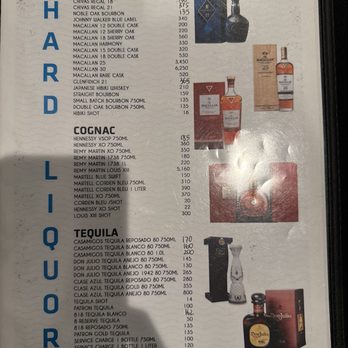 Wind Lounge - Menu - Sports Bars Near Me - Westminster, California