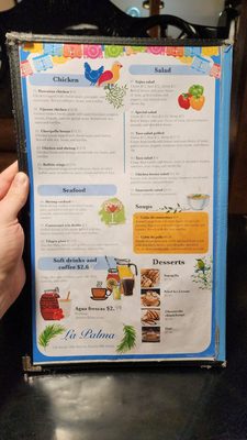 Menu photo 4 La palma Laurel, MS