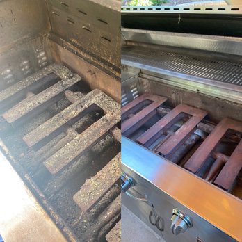 San Diego BBQ Cleaners - Before and After Cleaning - Burners under Grill - Grilling Equipment Near Me - Carlsbad, California San Diego BBQ Cleaners - Before and After Cleaning - Burners under Grill - Grilling Equipment Near Me - Carlsbad, California