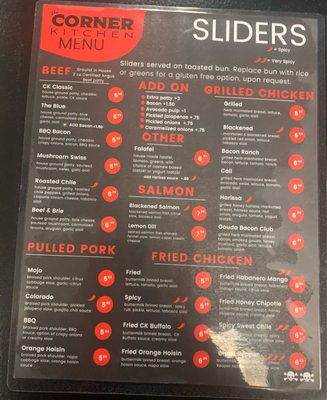Menu photo 1 The Corner Kitchen Concord, CA