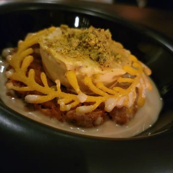 Saffron Modern Indian Dining - Gajar Halwa carrot pudding and fig ice cream dessert - Indian Near Me - Milwaukee, Wisconsin Saffron Modern Indian Dining - Gajar Halwa carrot pudding and fig ice cream dessert - Indian Near Me - Milwaukee, Wisconsin
