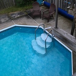 The Hot Tub People - These are the pool steps I purchased at The Hot Tub People. They installed them for me.