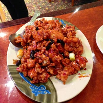 Canton Low Restaurant - ORANGE CHICKEN - the BEST dish on the menu!!!  So much flavor!!!  A must try! - Chinese Near Me - El Segundo, California