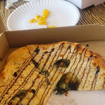 Central Street Pizza - Quattro Formaggi and a half pep half italian. Yum! - Pizza Near Me - Garden City, Utah