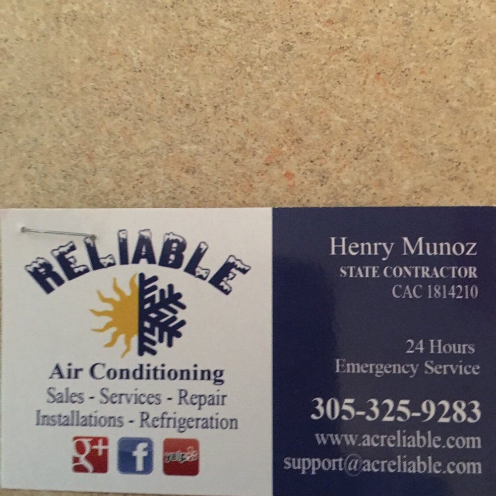 Reliable Air Conditioning - Heating & Air Conditioning/HVAC Near Me - Miami Beach, Florida Reliable Air Conditioning - Heating & Air Conditioning/HVAC Near Me - Miami Beach, Florida