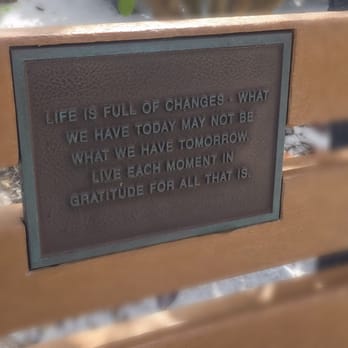 Horizon Way - Great quote on one of the benches located at the entranceway. - Beaches Near Me - Naples, Florida Horizon Way - Great quote on one of the benches located at the entranceway. - Beaches Near Me - Naples, Florida