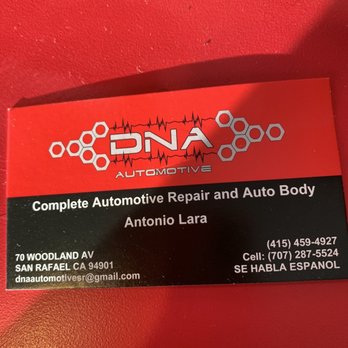 Dna Automotive - Auto Repair Near Me - San Rafael, California Dna Automotive - Auto Repair Near Me - San Rafael, California