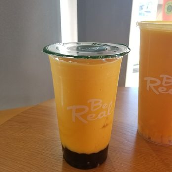 Real Fruit Bubble Tea - Medium mango pineapple slush with tapioca - Coffee & Tea Near Me - Scarborough, Ontario Real Fruit Bubble Tea - Medium mango pineapple slush with tapioca - Coffee & Tea Near Me - Scarborough, Ontario