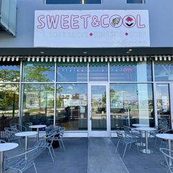 Sweet and Cool - The outside, located on Soda Row in Daybreak.