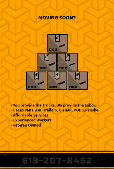 SD 24/7 Movers - veterans service organization in Chula Vista, CA