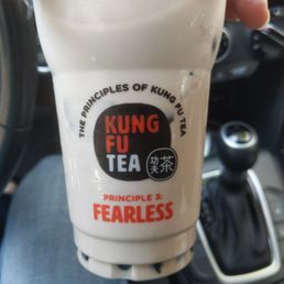 Got myself a little Taro Milk Tea treat (yes, bubbles!) Got myself a little Taro Milk Tea treat (yes, bubbles!)