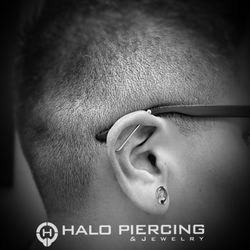 Halo Precision Piercing & Jewelry - Not built for an Industrial Piercing? If you don't mind having a custom bend and possibly needed several new pieces to heal, we can help!
