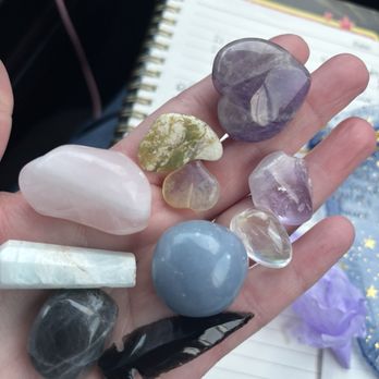 Moonlit Magic - Calcite, Angelite, Amethyst, Angel Aura Quartz, Laboradite, Obsidian - Spiritual Shop Near Me - Las Vegas, Nevada