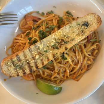 Lure Fish House - Tequila Lime Shrimp Pasta - Seafood Near Me - Porter Ranch, California