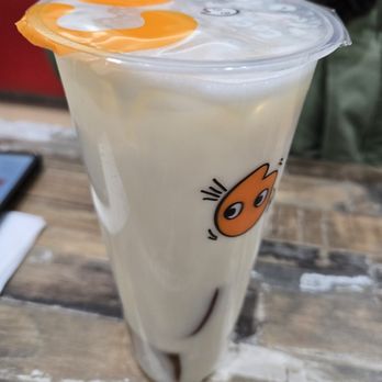 CoCo Fresh Tea & Juice - Lychee jasmine milk tea with Jelly (L) - Juice Bars & Smoothies Near Me - Markham, Ontario