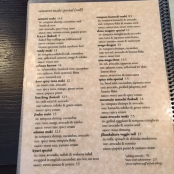 Samurai - Sushi Bars Near Me - Mill Valley, California Samurai - Sushi Bars Near Me - Mill Valley, California