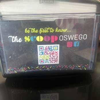 The Scoop Oswego - The QR code - Ice Cream & Frozen Yogurt Near Me - Oswego, Illinois The Scoop Oswego - The QR code - Ice Cream & Frozen Yogurt Near Me - Oswego, Illinois