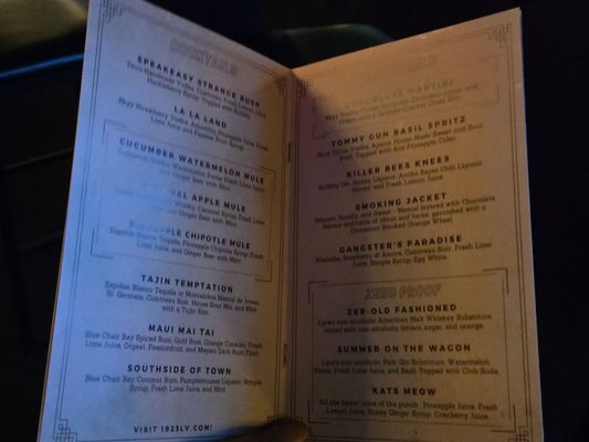 Menu photo 6 1923 Prohibition Bar Las Vegas, NV Menu photo 6 1923 Prohibition Bar Las Vegas, NV