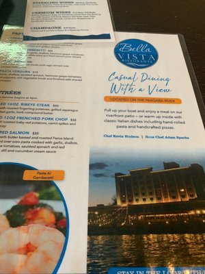 Menu photo 1 Bella Vista Ristorante Niagara Falls, NY