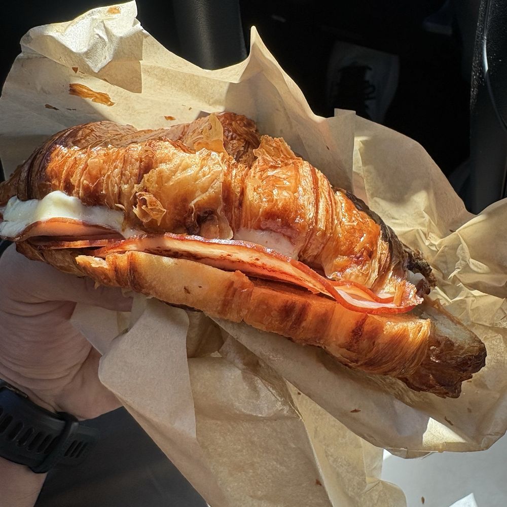 Grendel's Coffee House - Ham and cheese croissant, it was so delicious that I got two. - Coffee & Tea Near Me - Portland, Oregon Grendel's Coffee House - Ham and cheese croissant, it was so delicious that I got two. - Coffee & Tea Near Me - Portland, Oregon