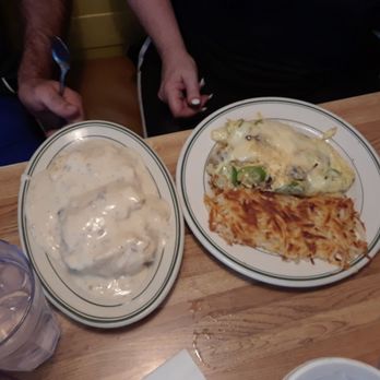 Jus' Jo's - Rocco omelette and Biscuits and gravy! - Breakfast & Brunch Near Me - Clovis, California