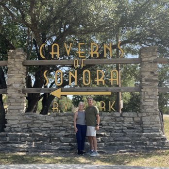 Caverns Of Sonora - The entrance sign - Tours Near Me - Sonora, Texas Caverns Of Sonora - The entrance sign - Tours Near Me - Sonora, Texas