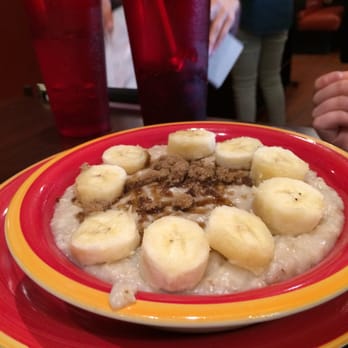 Jim's On Main - Oatmeal with banana. Yum! - Breakfast & Brunch Near Me - Rochester, New York Jim's On Main - Oatmeal with banana. Yum! - Breakfast & Brunch Near Me - Rochester, New York