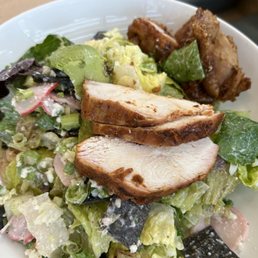Grilled Chipotle BBQ Chicken Salad