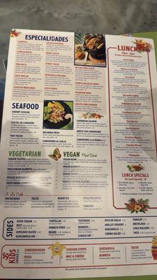 Menu photo 2 Cielito Lindo Mexican Grill Apopka, FL