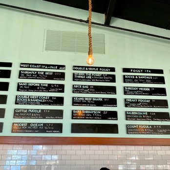 Humble Sea Brewing - Menu on our visit - Beer Gardens Near Me - Pacifica, California