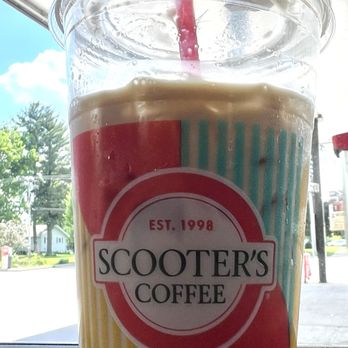 Scooter's Coffee - XL Iced Latte - Coffee & Tea Near Me - Plano, Illinois
