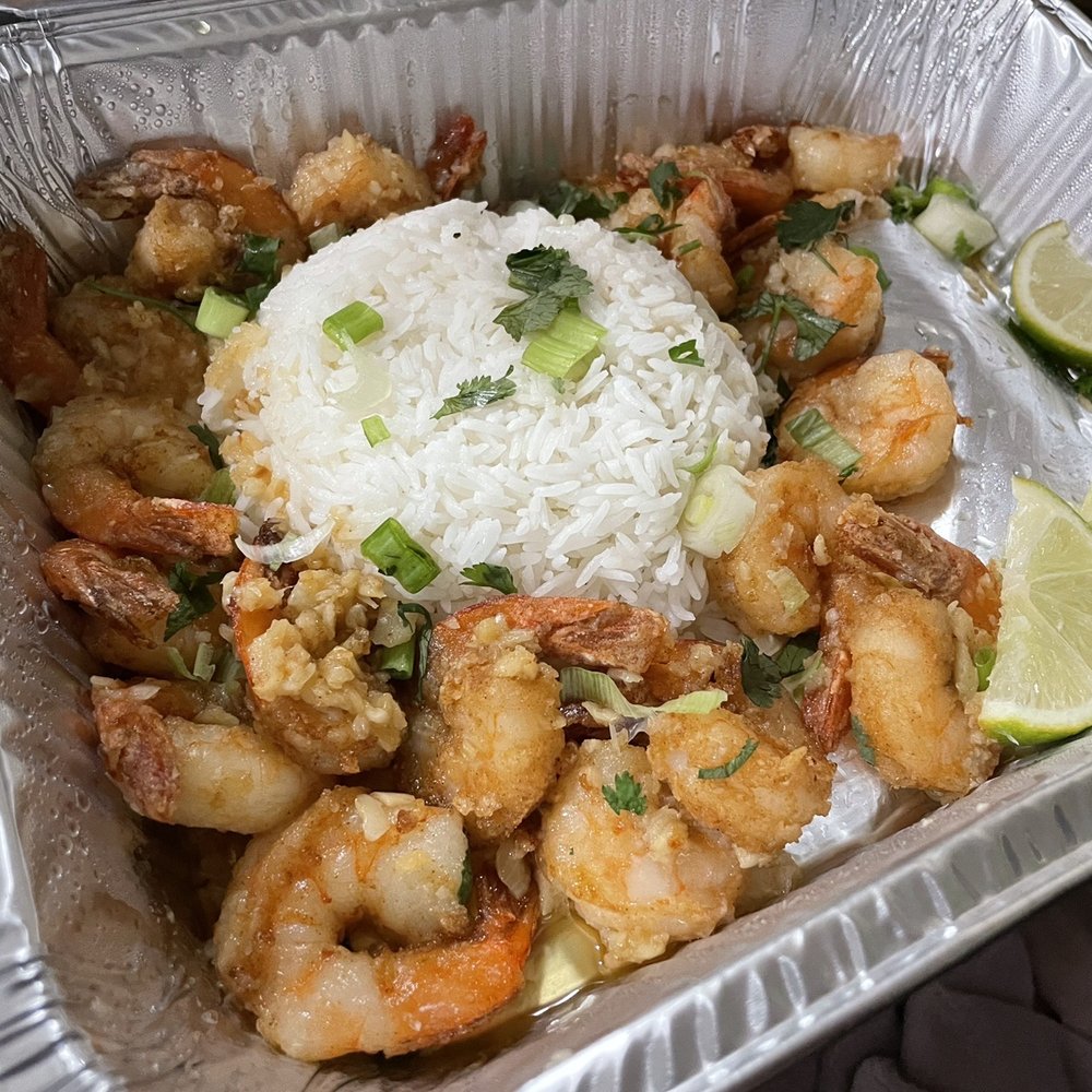 206 BCE - Butter Garlic shrimp Platter to go - Noodles Near Me - Anaheim, California