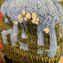Yarn Store Boutique - Knitting hats are so fun.