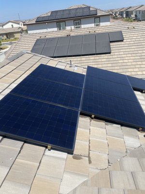 Solar panel cleaning - Solar panel cleaning.