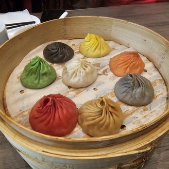 Paradise Dynasty - Rainbow XLB so much variety - Singaporean Near Me - Costa Mesa, California
