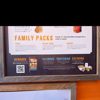 Tacos 4 Life - a menu for a family pack - Tacos Near Me - Rogers, Arkansas Tacos 4 Life - a menu for a family pack - Tacos Near Me - Rogers, Arkansas