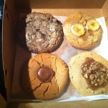 Midnight Cookies - Oreo, banana foster, peanut butter cup and pecan pie cookies - Desserts Near Me - Gainesville, Florida Midnight Cookies - Oreo, banana foster, peanut butter cup and pecan pie cookies - Desserts Near Me - Gainesville, Florida