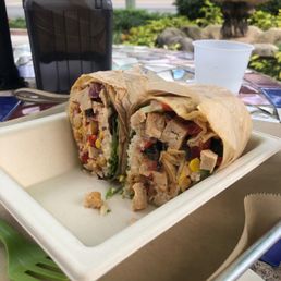 Spinach Chicken Wrap