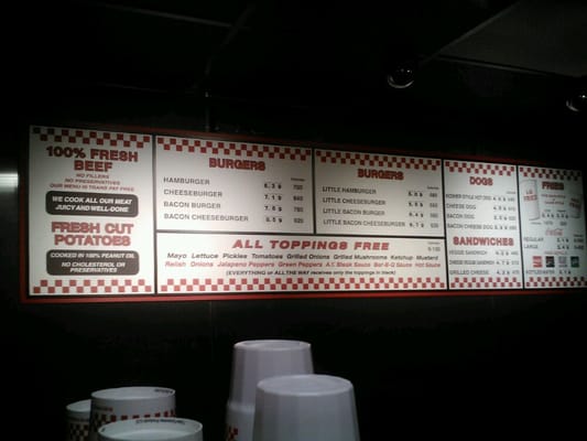 Menu photo 6 Five Guys New York, NY