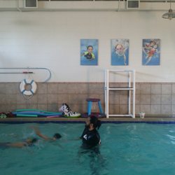 Aqua Sports Swim Academy - The shallow end. 3 1/2 ft.