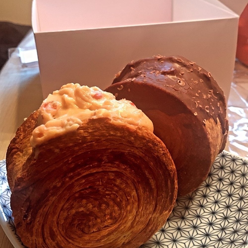 Marvel Cake - Strawberry spiral and chocolate spiral croissants - Bakeries Near Me - Campbell, California Marvel Cake - Strawberry spiral and chocolate spiral croissants - Bakeries Near Me - Campbell, California