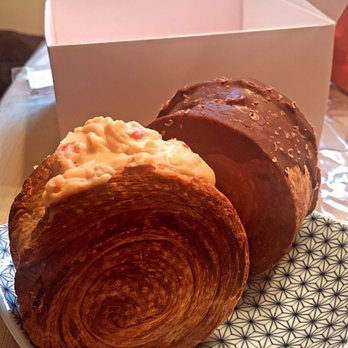 Marvel Cake - Strawberry spiral and chocolate spiral croissants - Bakeries Near Me - Campbell, California