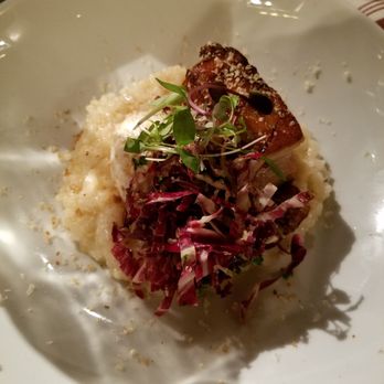 Niche Restaurant - Pork belly with egg & risotto. Awesomeness! - New American Near Me - Geneva, Illinois Niche Restaurant - Pork belly with egg & risotto. Awesomeness! - New American Near Me - Geneva, Illinois