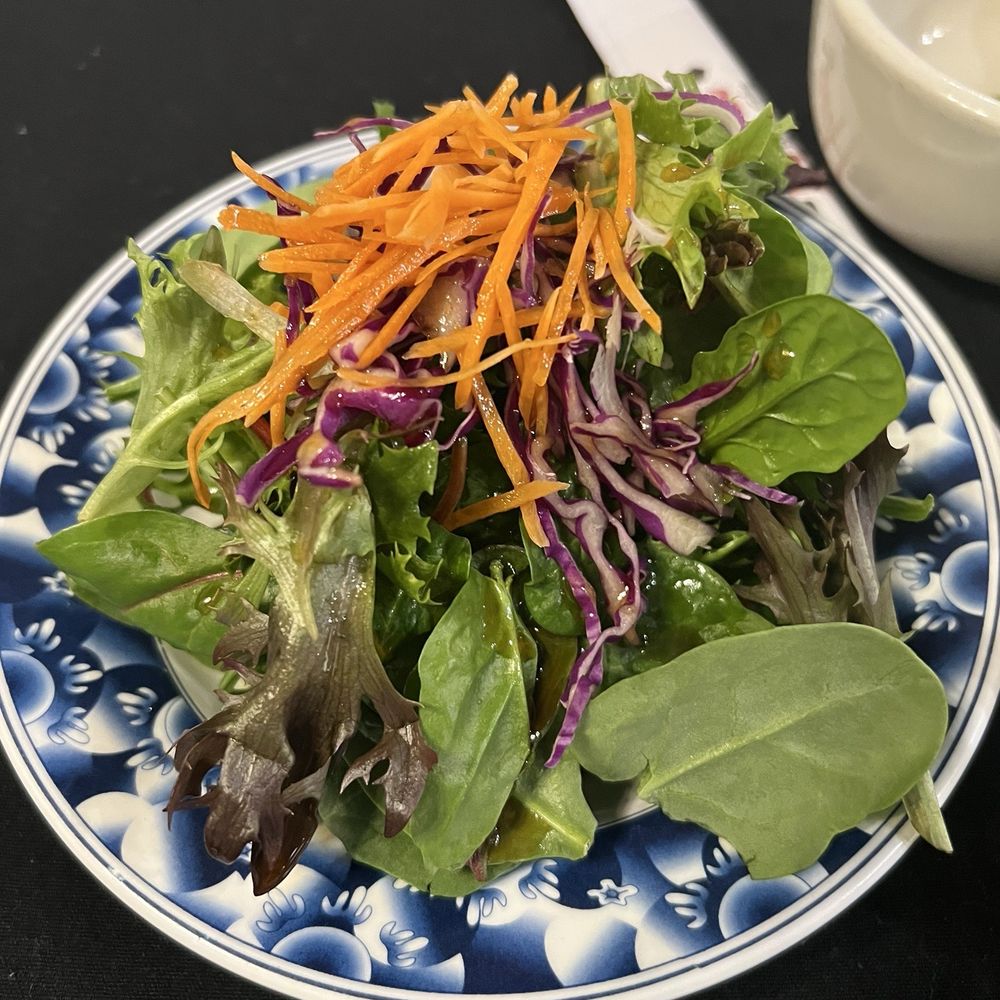 Hana Japanese Eatery - Side salad that comes with our steak, delicious ginger dressing - Sushi Bars Near Me - Phoenix, Arizona Hana Japanese Eatery - Side salad that comes with our steak, delicious ginger dressing - Sushi Bars Near Me - Phoenix, Arizona